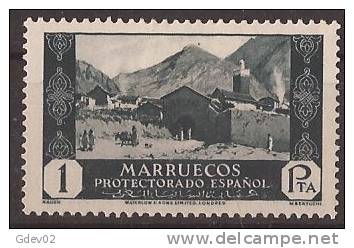 MA143-LB063.Marruecos Maroc Marocco MARRUECOS ESPAÑOL VISTAS Y PAISAJES.1933/5. (Ed 143**) Sin Charnela LUJO RARO. - Spanish Morocco