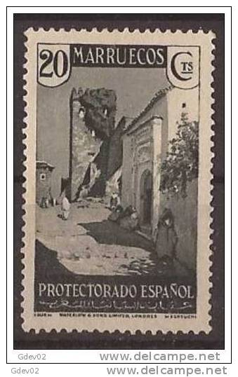 MA138-B062TARM.Marruecos. Maroc  Marocco MARRUECOS ESPAÑOL VISTAS Y PAISAJES 1933/5. (Ed 138**) Sin Charnela LUJO RARO - Mezquitas Y Sinagogas