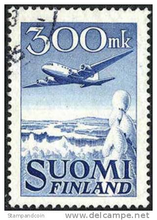 Finland C3 XF Used Airmail From 1950 - Gebruikt