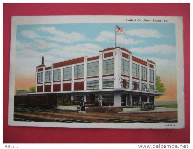 Fulton Ky  Swift & Co. Plant  1944 Cancel   ----Ref 151 - Sonstige & Ohne Zuordnung