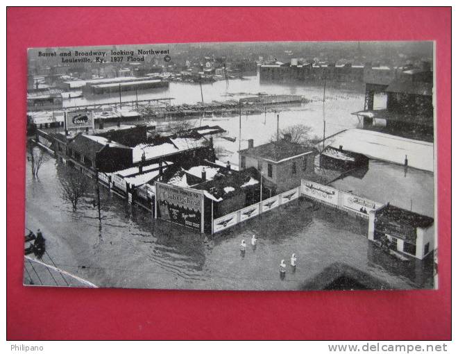 Louisville Ky  1937 Flood Card     ----Ref 151 - Louisville