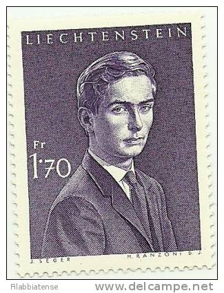 1960 - Liechtenstein 349A Principe   ----- - Nuevos