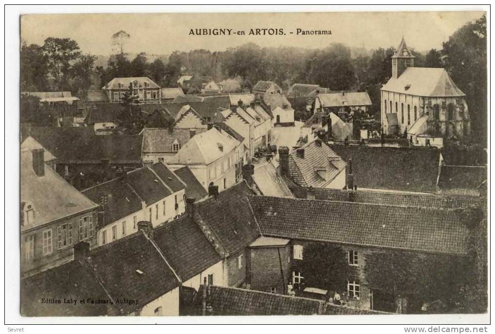 AUBIGNY En ARTOIS. -  Panorama - Aubigny En Artois