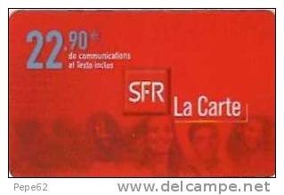Carte Téléphonique Sfr-la Carte-22.90e -08/04 - 600 Agences