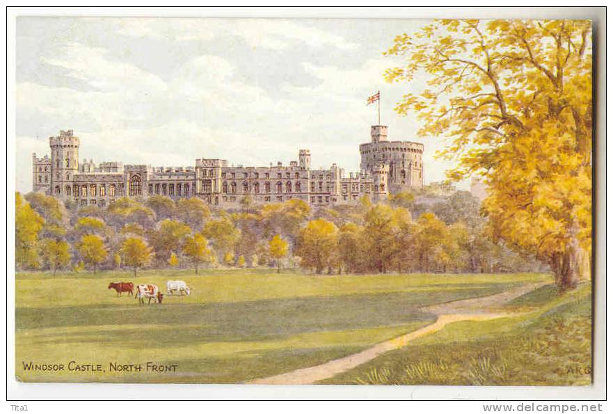 D4909 - Windsor Castel , North Front - Windsor