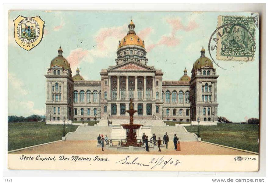 D4941 - State Capital, Des Moines Jowa - Des Moines