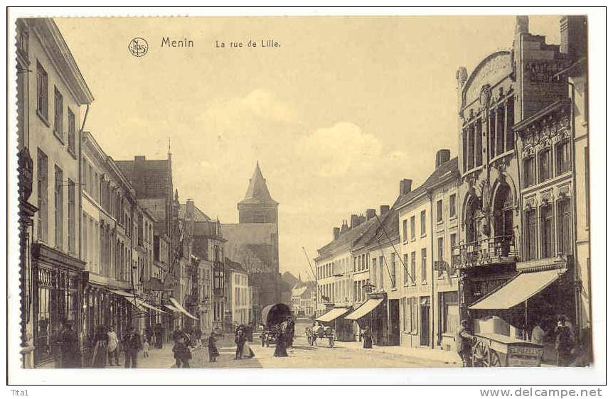 D4983 - Menin - La Rue De Lille - Menen
