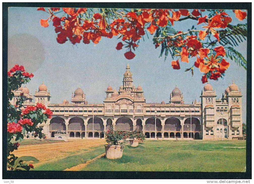 Mysore Palace - Palace Situated In The City Of Mysore VIEW FROM EAST - India 108024 - Indien