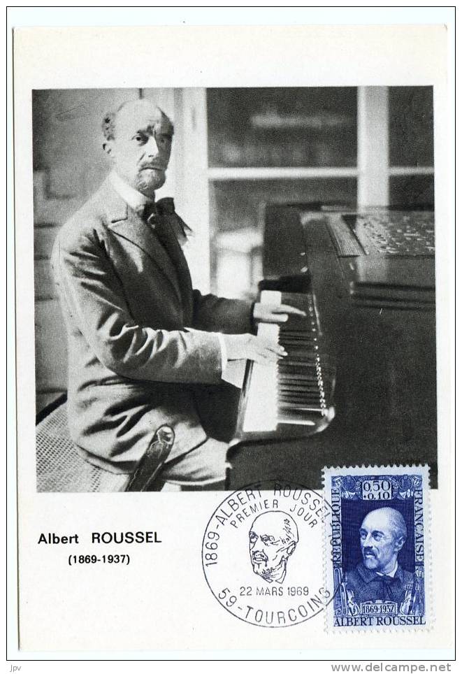 59 - TOURCOING.  Carte Postale Premier Jour. Albert Roussel Né à Tourcoing. - Tourcoing