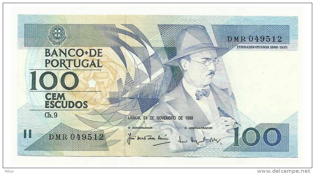 PORTUGAL - 100$00 Bank Note - 24.11.1988 - Portugal