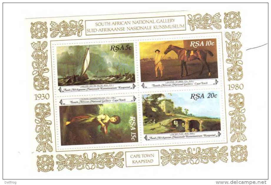 South Africa 1980 SgMS485 Paintings  MNH - Other & Unclassified