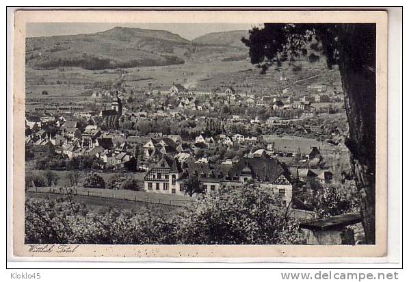 Allemagne - Wittlich Fotal - Vue Du Village Prise Des Collines , Banc à Droite Sous Un Arbre - édition Niko Hass N° 710 - Wittlich