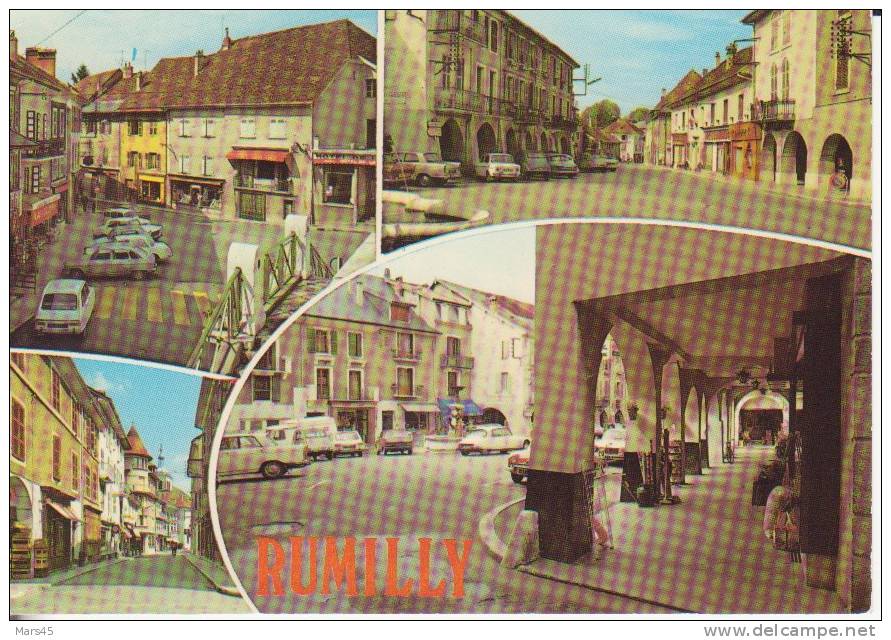RUMILLY EN 1977,Haute Savoie,Commerces,Voitures - Rumilly