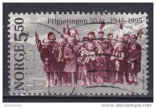 Norway 1995 Mi. 1180   5.50 Kr Beendigung Des ZweitenWeltkrieges Jubelnde Kinder - Gebraucht