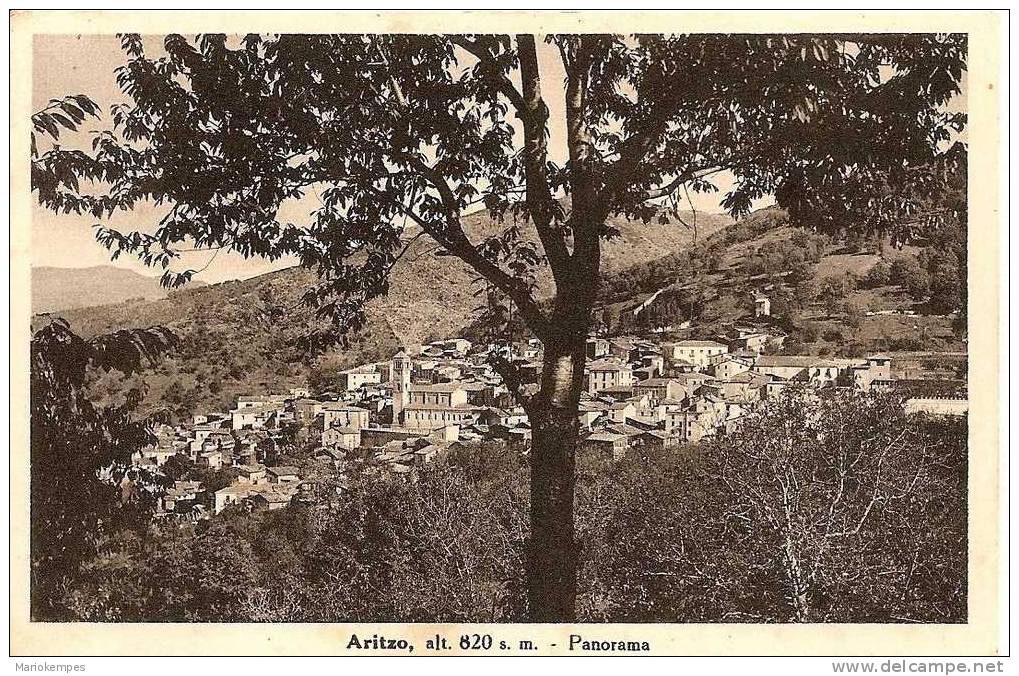 ARITZO, Alt. 820  S. M.  -  Panorama - Nuoro