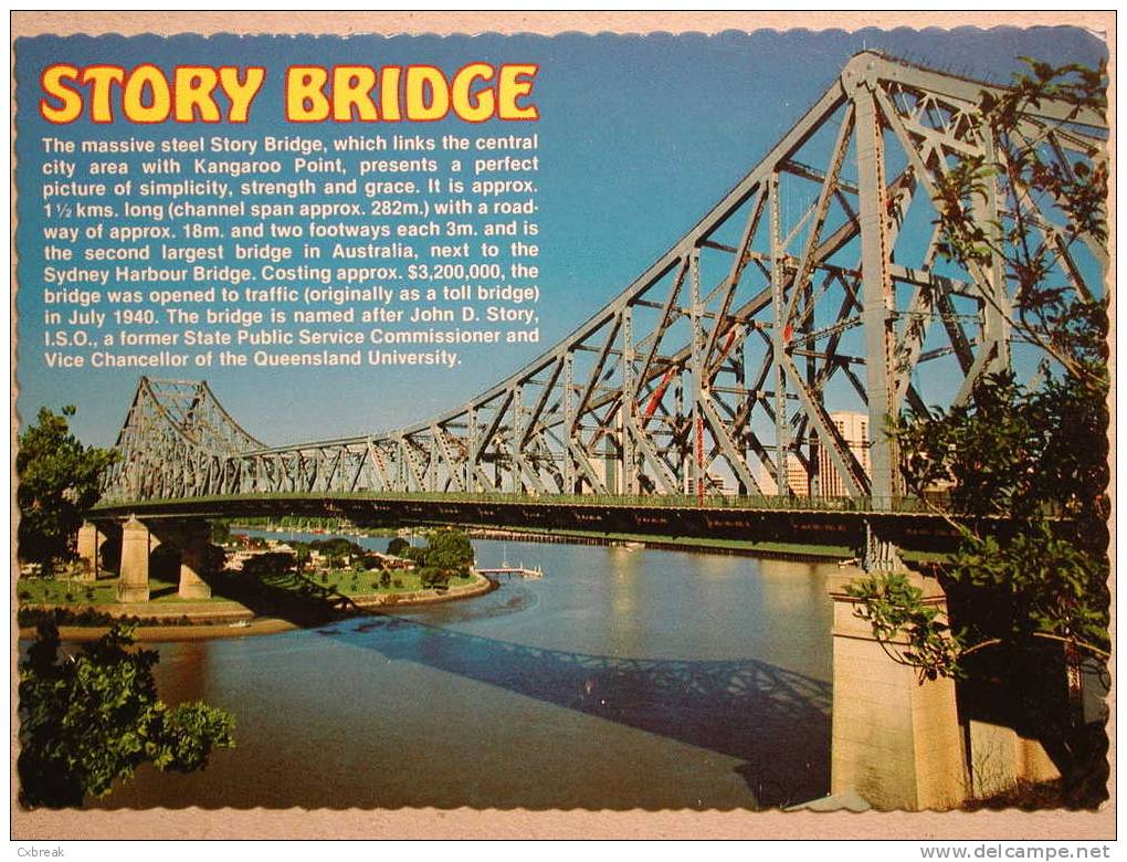 The Story Bridge, Brisbane, Queensland, Australia, Bridge, Pont, Brücke - Brisbane
