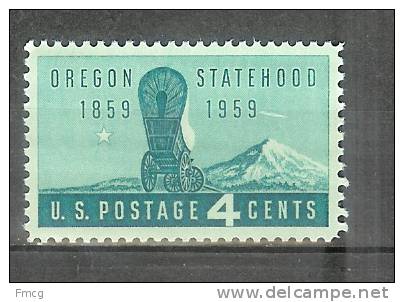 1959 4 Cents Oregon Mint Never Hinged - Ungebraucht