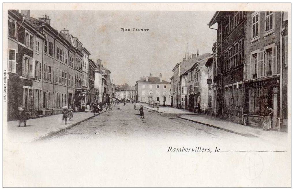 RAMBERVILLERS  RUE CARNOT         .C. - Rambervillers