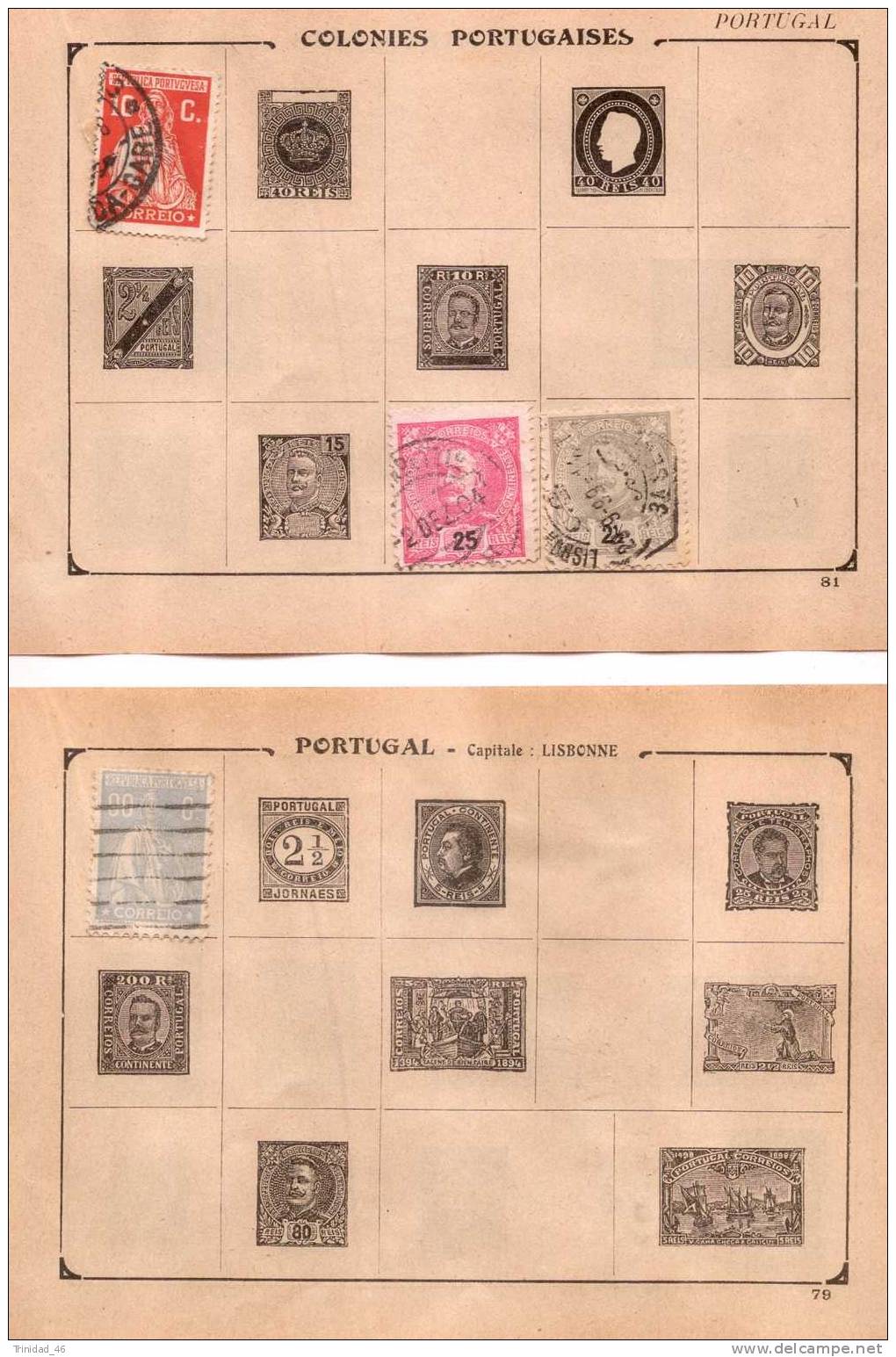 Portugal Et Colonie Lot De Timbres Sur Charniere - Autres & Non Classés