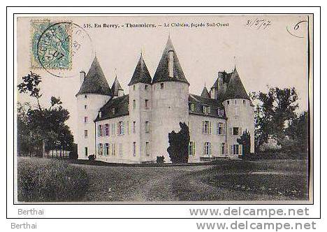 18 THAUMIERS - Le Chateau, Facade Sud Ouest - Thaumiers
