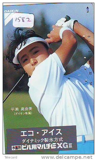 Télécarte Japon * TELEFONKARTE JAPAN * GOLF  * (1582)  SPORT * PHONECARD * - Sport