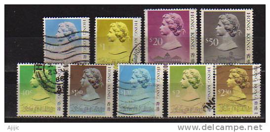 HONG KONG.  9  TIMBRES DIFFERENTS. TRES  BONNES VALEURS. COTE 38.20  € - Used Stamps