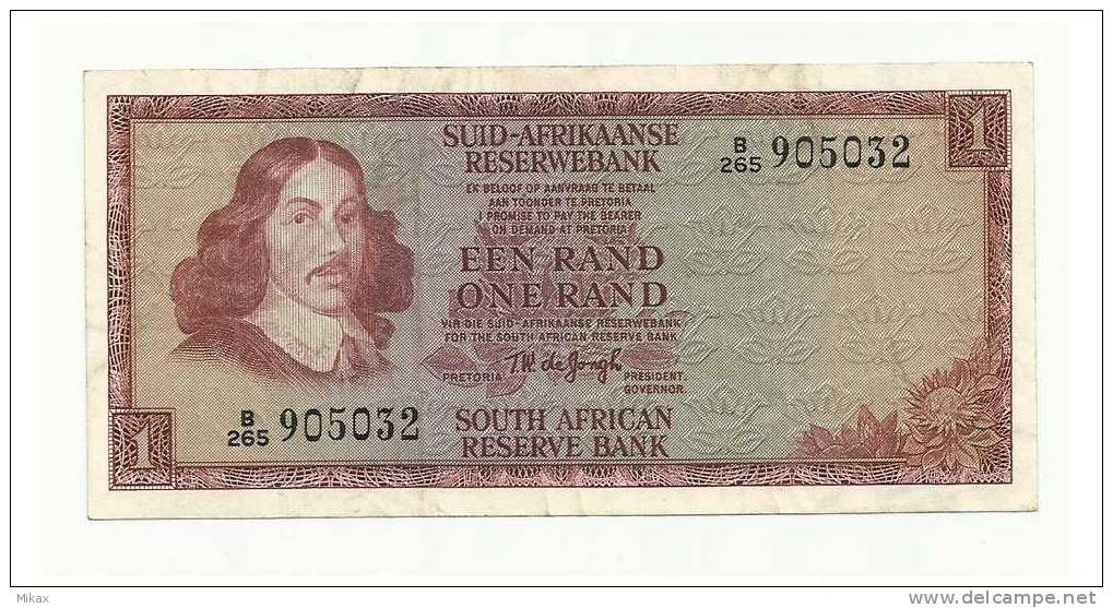 SOUTH AFRICA - 1 Rand Bank Note - Afrique Du Sud
