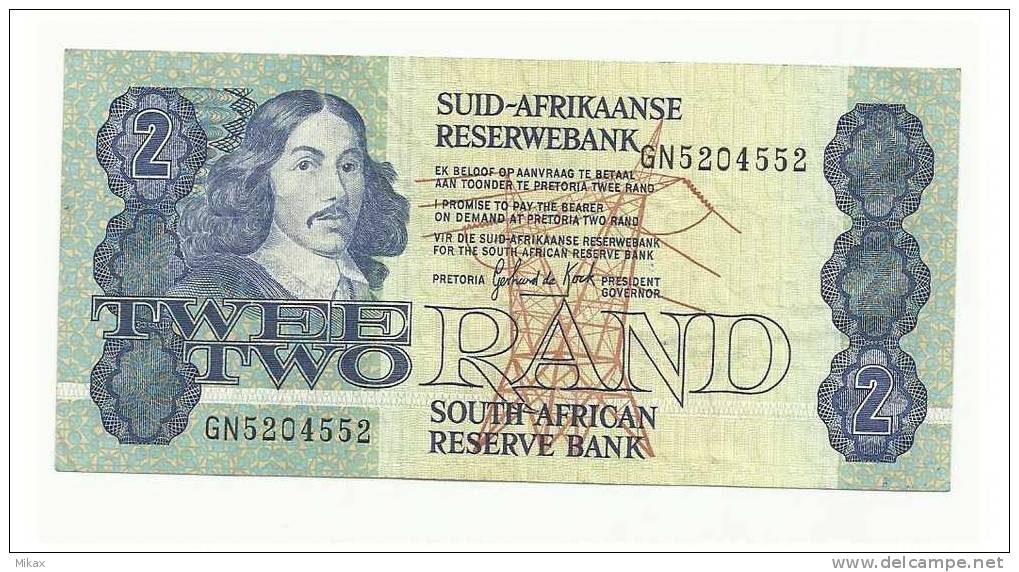SOUTH AFRICA - 2 Rand Bank Note - Afrique Du Sud