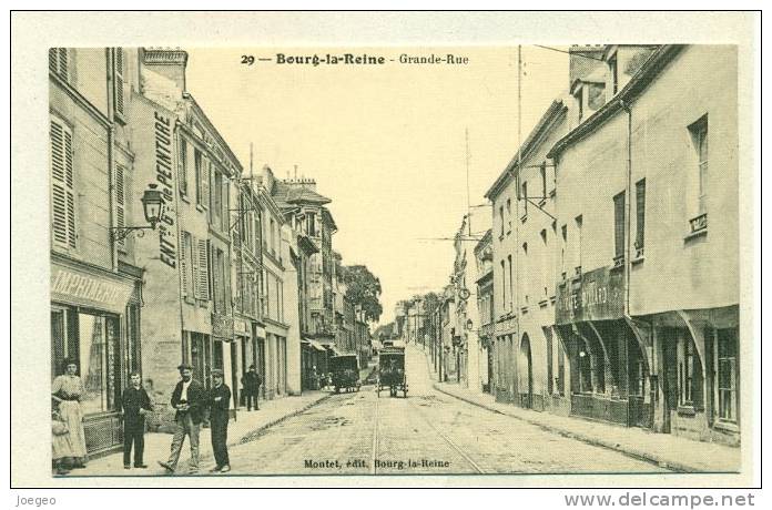(G839) -  COPIE / Bourg La-Reine - Grande-Rue + Attelage Et Animation - Bourg La Reine