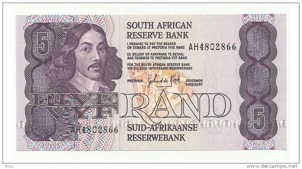 SOUTH AFRICA - 5 Rand Bank Note - Afrique Du Sud
