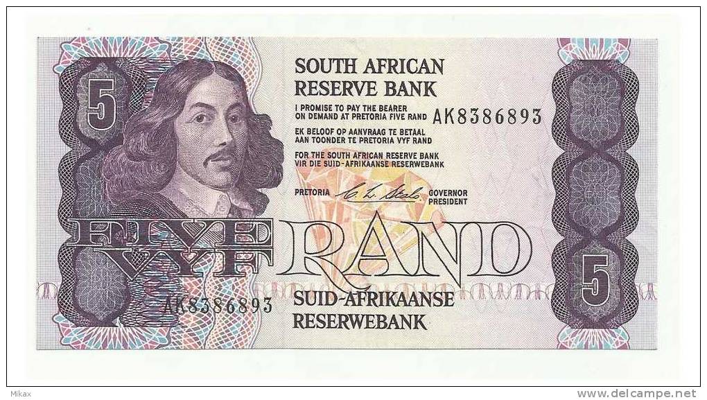 SOUTH AFRICA - 5 Rand Bank Note - Afrique Du Sud