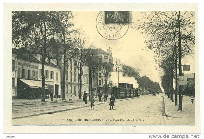 (G842) -  COPIE / Bourg La-Reine - Le Petit Chambord + Animation Et Train - Bourg La Reine