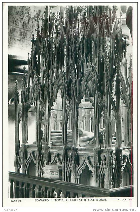 GLOUCESTER Cathedral - Edward II Tomb  (A. Tuck Card, Glst 70) - Gloucester