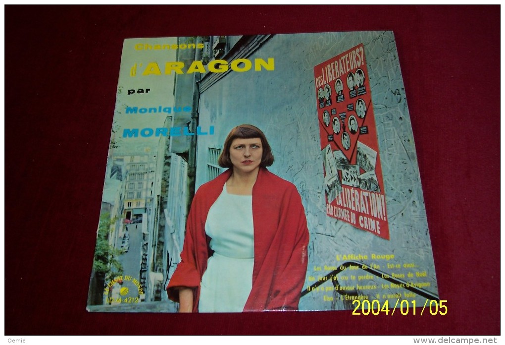 MONIQUE  MORELLI     °  CHANSONS D'ARAGON - Formatos Especiales