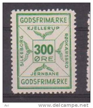 Denmark Railways Parcel. S.K.R.J. 300 Oere. MNH..#52.Rare.Trains/Railways/Eisenbahnmarken - Trains