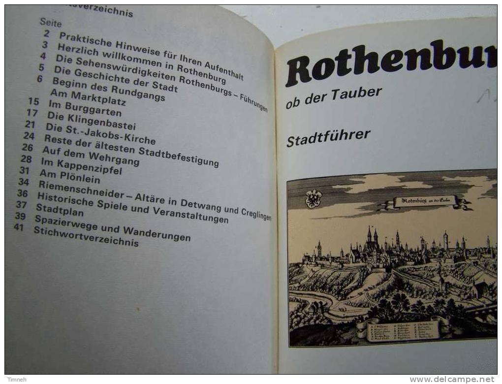 Rothenburg Ob Der Tauber - 29 Fotos -1973  Stadtführer Verlag Von König- - Other & Unclassified