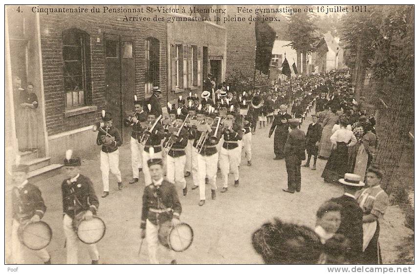 Alsemberg : Cinquantenaire Du Pensionnat St.-Victor . Fête Gymnastique 1911 - Beersel