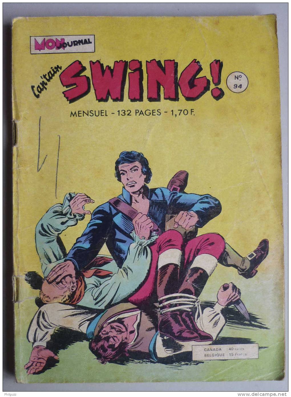 PETIT FORMAT PF CAP'TAIN SWING N° 94 MON JOURNAL PUMA NOIR - Captain Swing