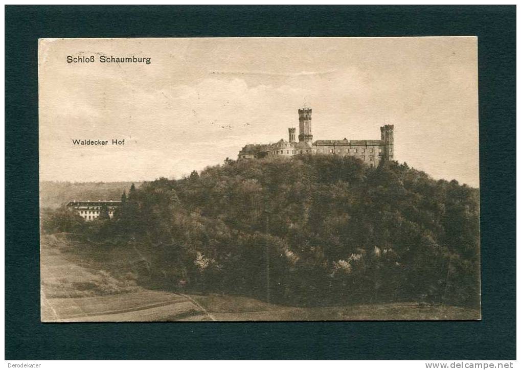 Schloss Schaumburg. Waldecker Hof.Verlag Willy Noll. Gelaufen. New!! Castle. Kasteel. Chateau. - Diez
