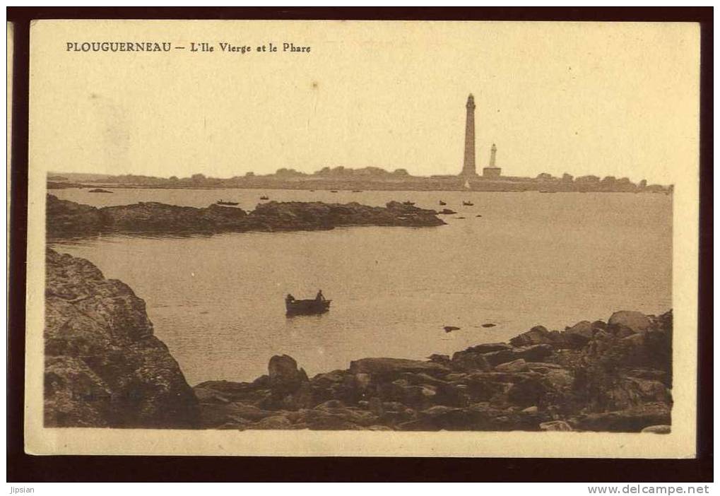 Cpa  Du 29  Plouguerneau  Ile Vierge Et Le Phare  ABE44 - Plouguerneau