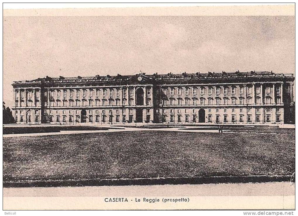 CASERTA  -  La Reggia  (prospetto) - Caserta