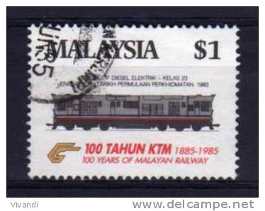 Malaysia - 1985 - $1 Dollar Centenary Of Malayan Railways - Used - Malaysia (1964-...)