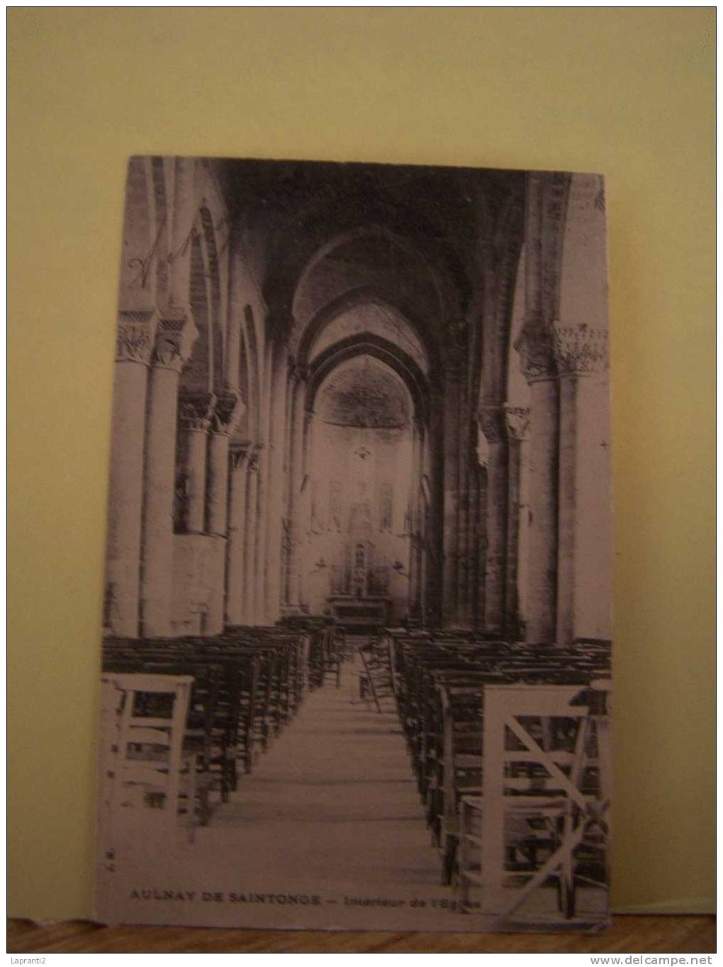 AULNAY DE SAINTONGE (CHARENTE MARITIME) LES EGLISES. INTERIEUR DE L´EGLISE. - Aulnay