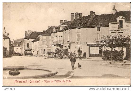 Meursault : Place De L'Hôtel De Ville - Meursault