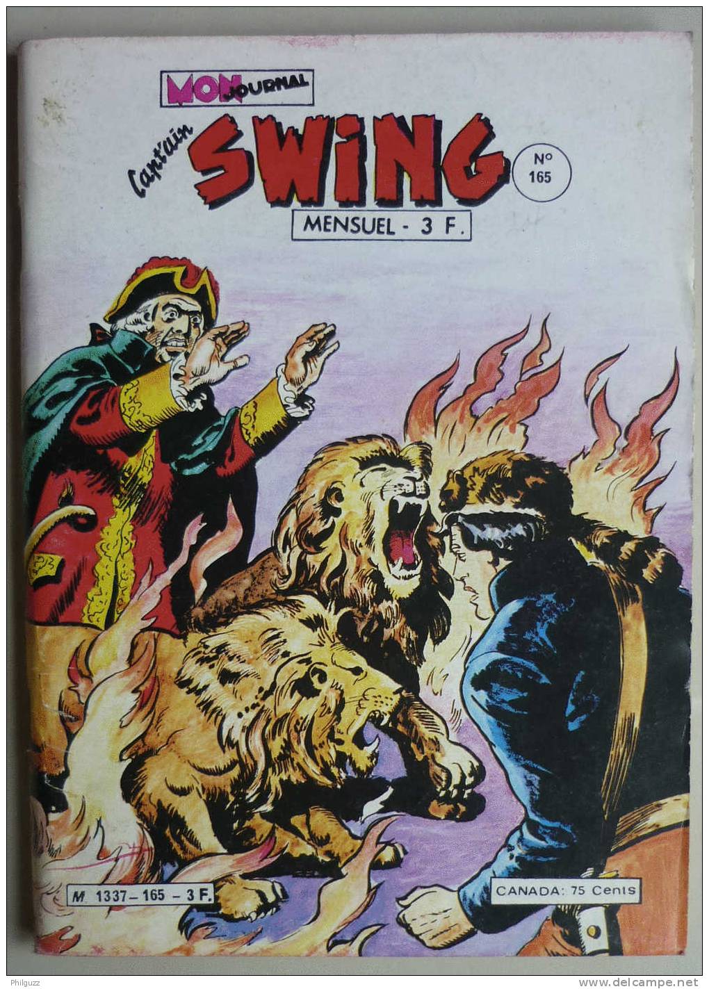 PETIT FORMAT PF CAP'TAIN SWING N° 165 (2) MON JOURNAL PUMA NOIR - Captain Swing