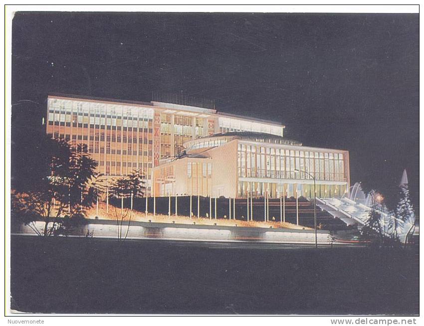 ETHIOPIA - Addis Ababa - Nightime View Of Africa Hall - Ethiopia