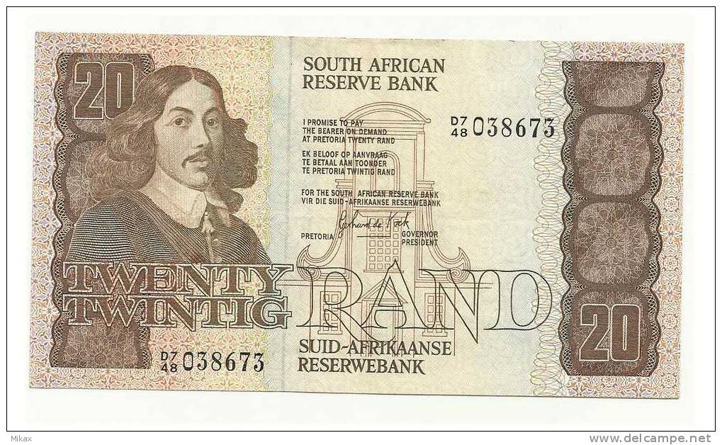 SOUTH AFRICA - 20 Rand Bank Note - Afrique Du Sud