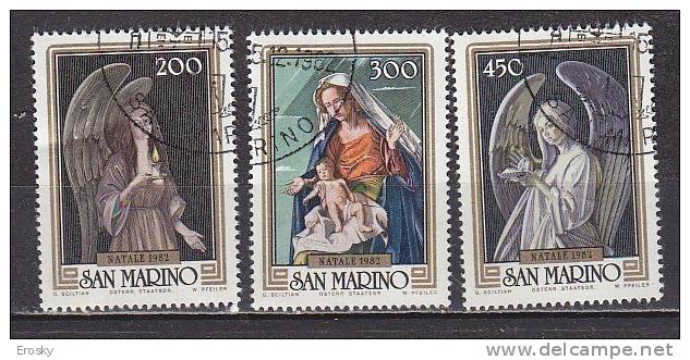 Y8886 - SAN MARINO Ss N°1109/11 - SAINT-MARIN Yv N°1063/65 - Used Stamps