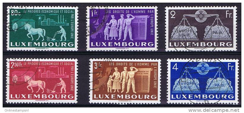 Luxembourg Michel Nr 478 - 483 Used - Gebruikt
