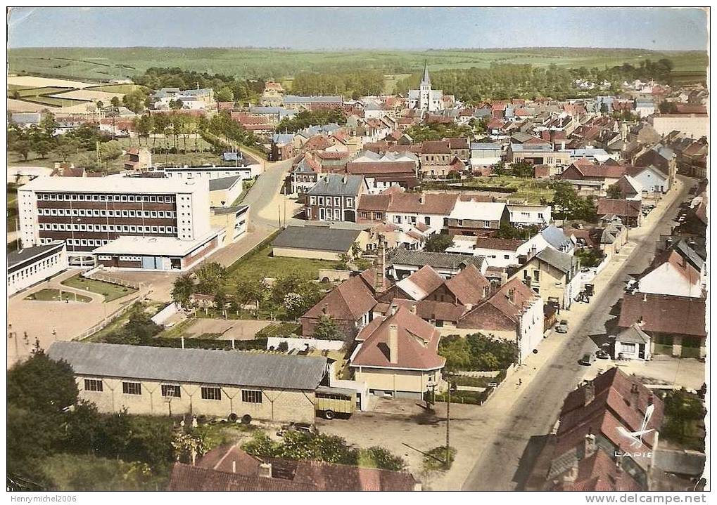 Pas De Calais - Fruges - Vue Aérienne Du Groupe Scolaire En 1965 , Ed Photo Lapie - Fruges